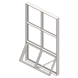 Gevelraam, dubbel glas, open, 6 vakken - Categorie: Dubbel glas, Gevelramen, Kruis, Open, Stalen ramen Gevelraam, dubbel glas, open, 6 vakken - Categorie: Dubbel glas, Gevelramen, Kruis, Open, Stalen ramen